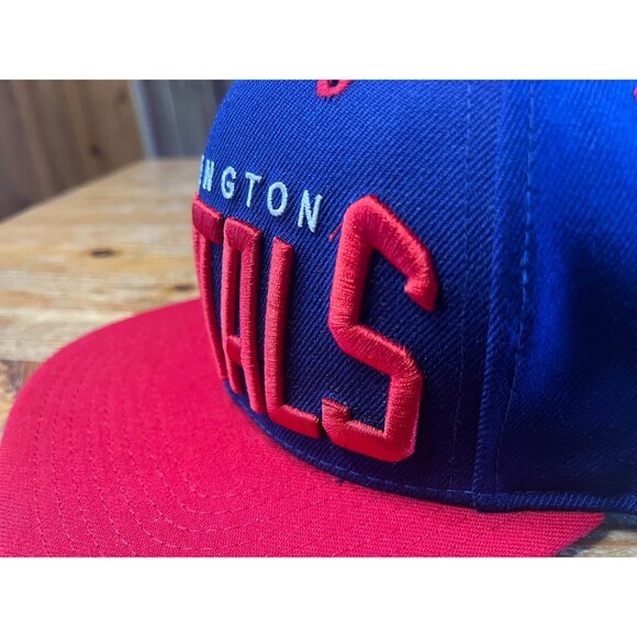 Washington Capitals Snapback Hat New Era 9Fifty Vintage Hockey Retro Caps - Picture 5 of 11